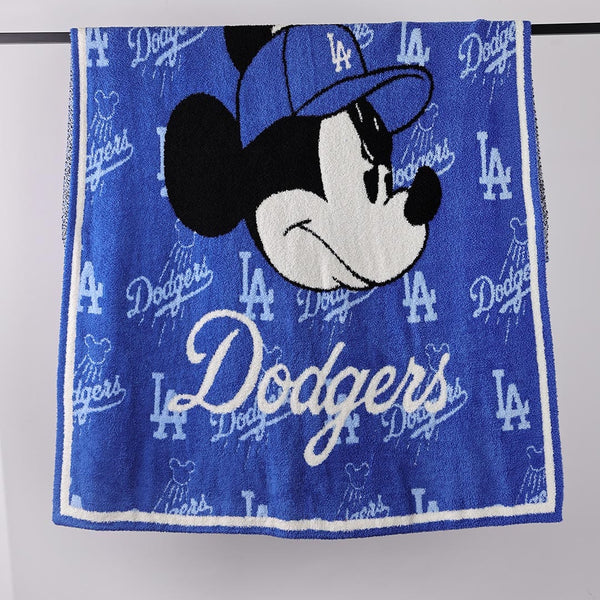Baseball Head Blanket -Blue