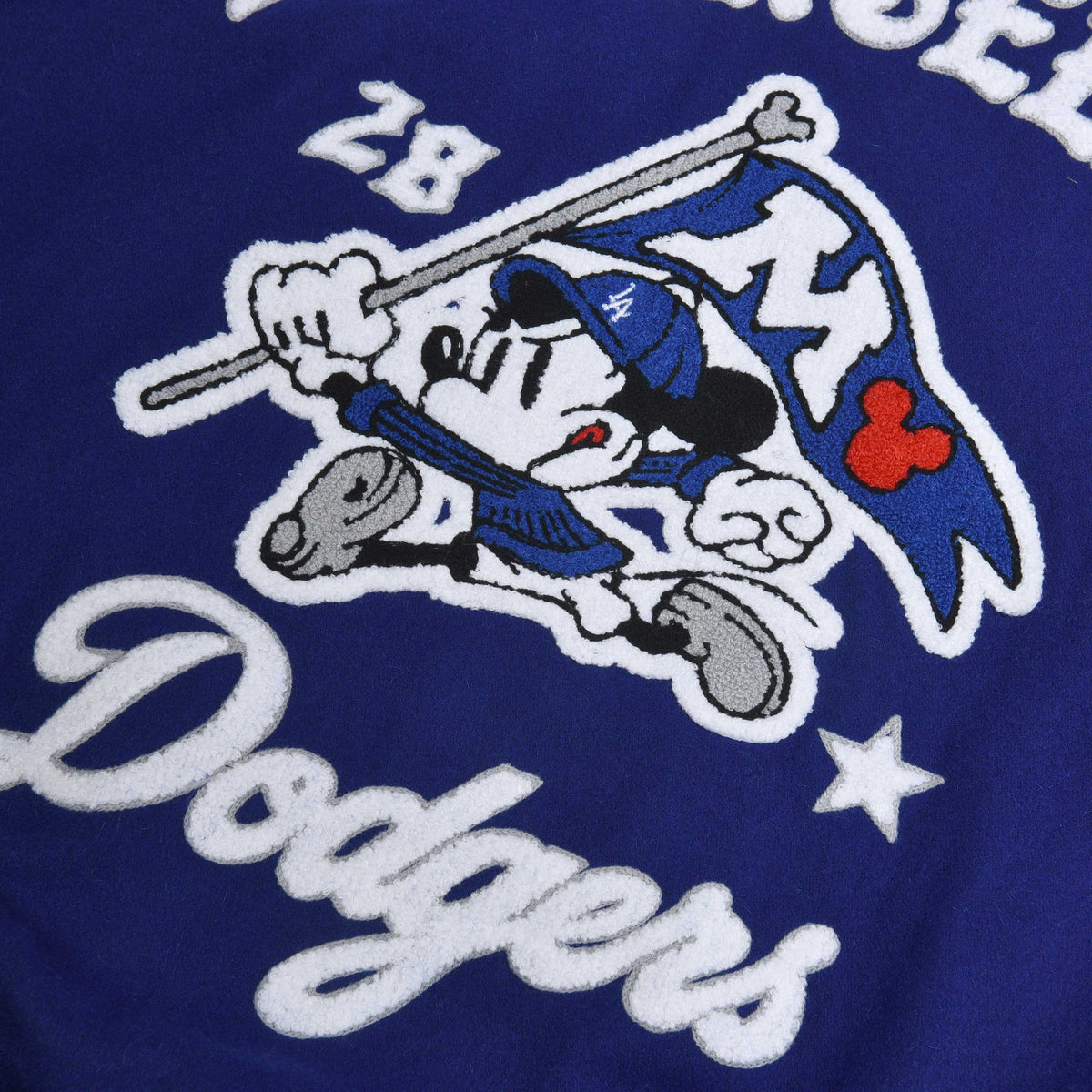 Hometown LA Letterman Jacket - Blue/Cream - Ready To Ship
