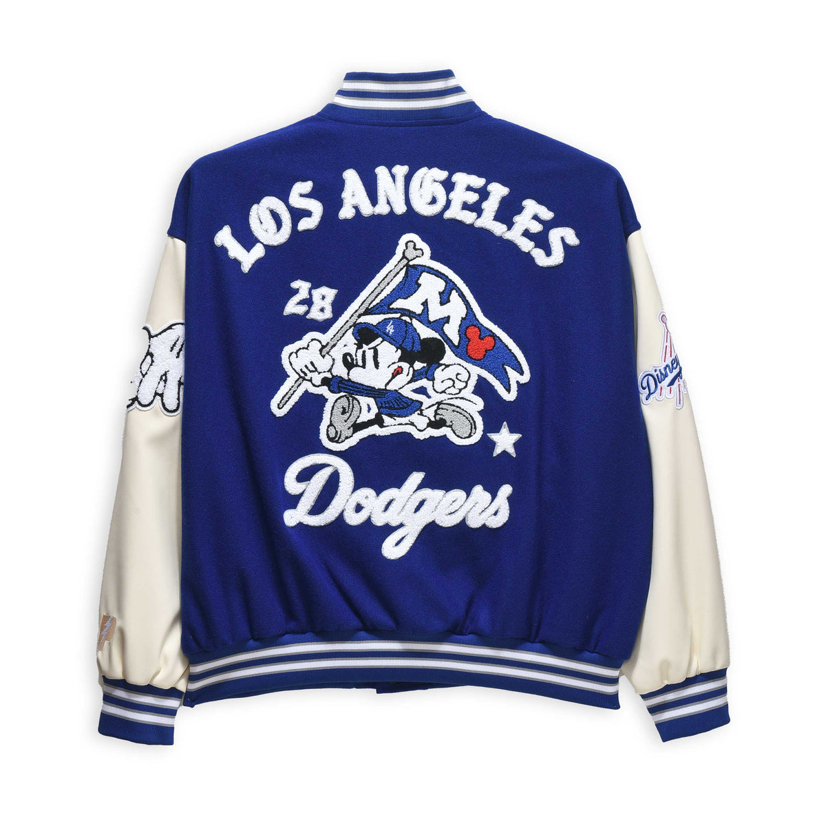 Hometown LA Letterman Jacket - Blue/Cream - Ready To Ship