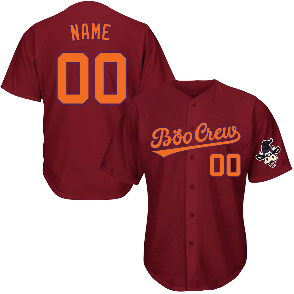 Cow Sanderson Baseball Jersey