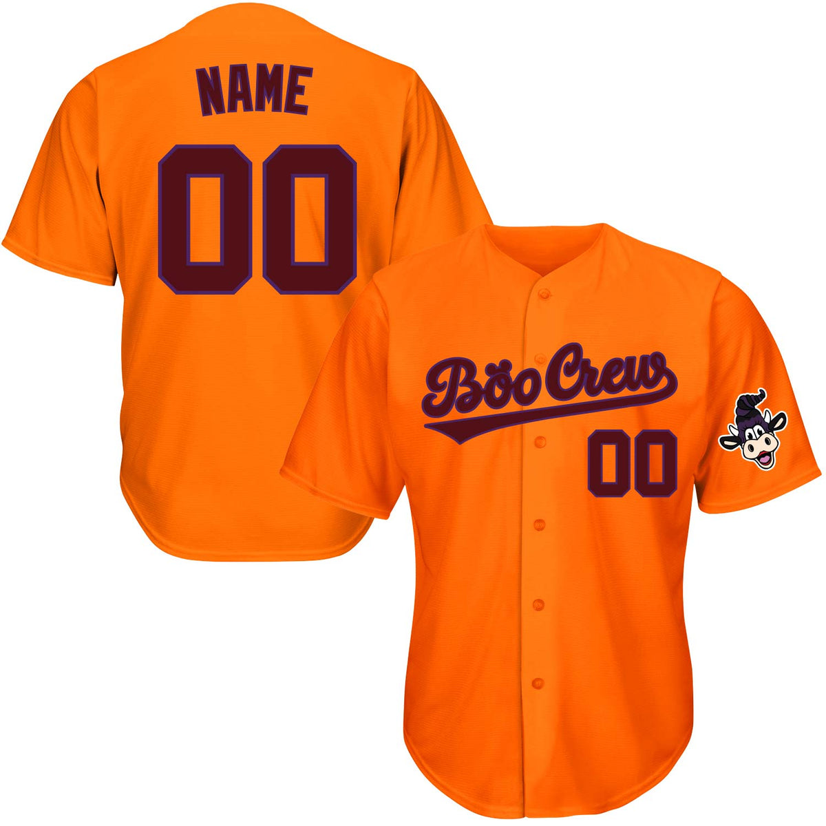Cow Sanderson Baseball Jersey