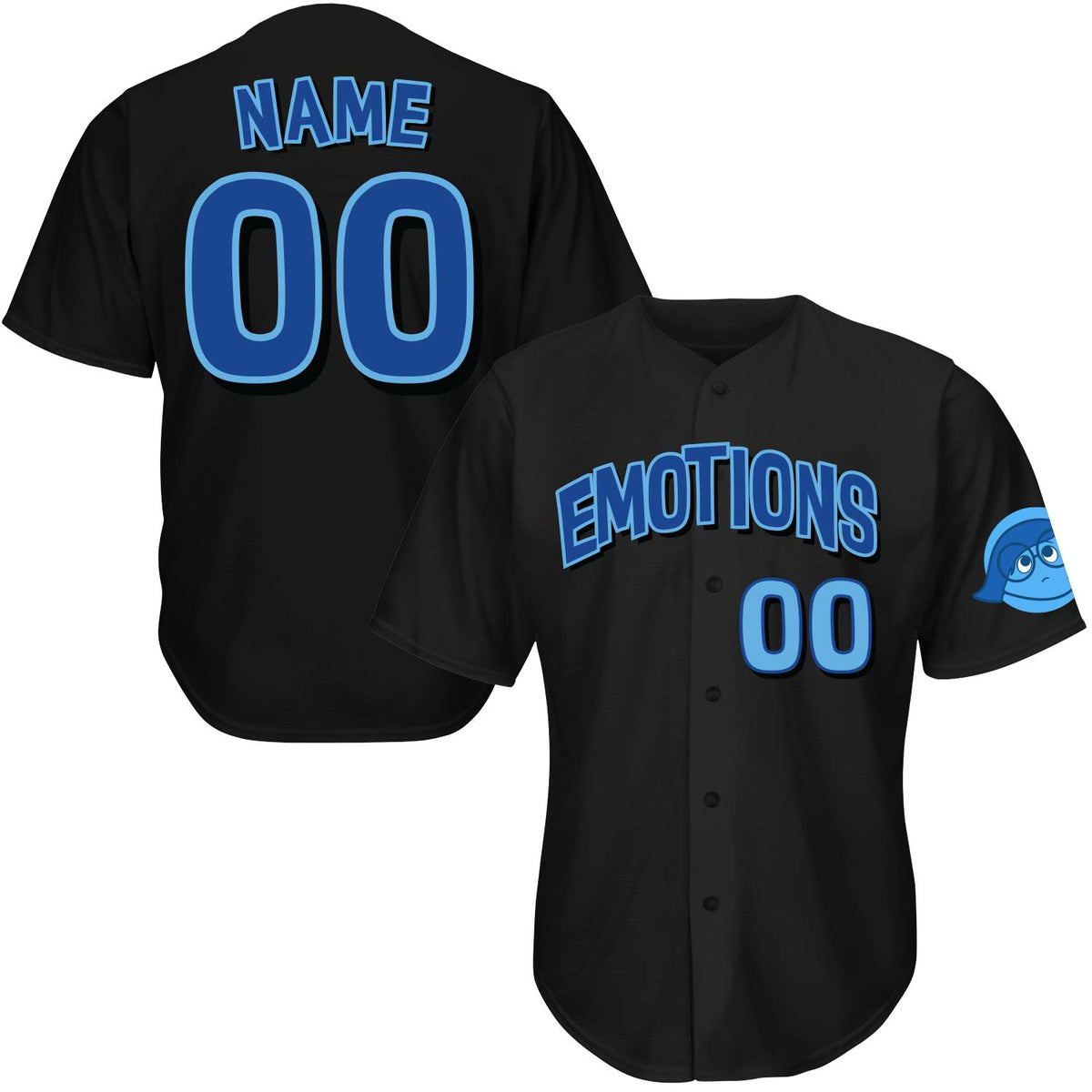 Emotions Sad Baseball jersey