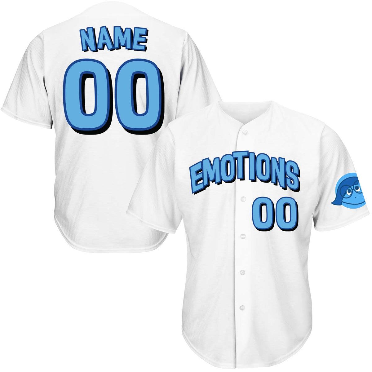 Emotions Sad Baseball jersey