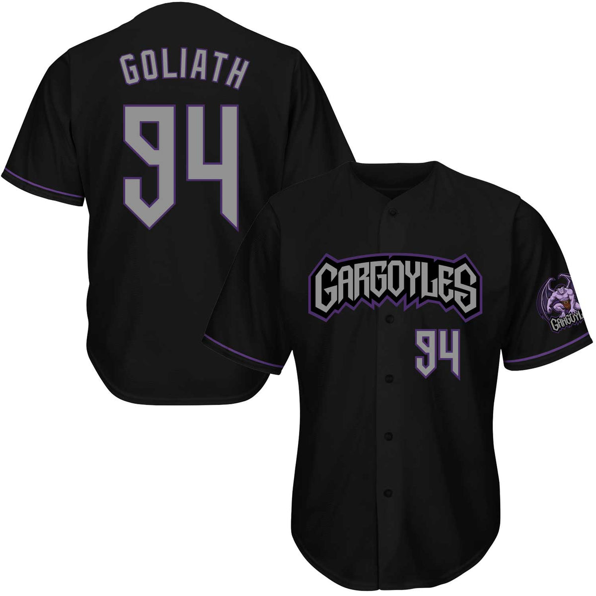 Gargoyles Baseball Jersey- Goliath