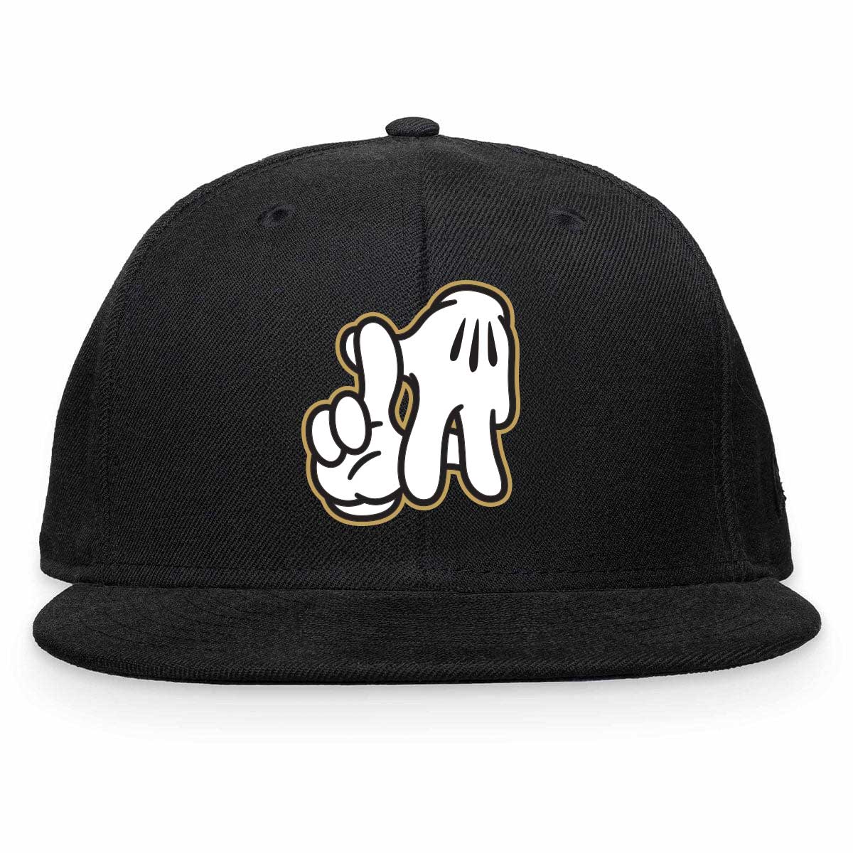 LA Mickey Hands 2025 Gold Champs (Black) - Snapback