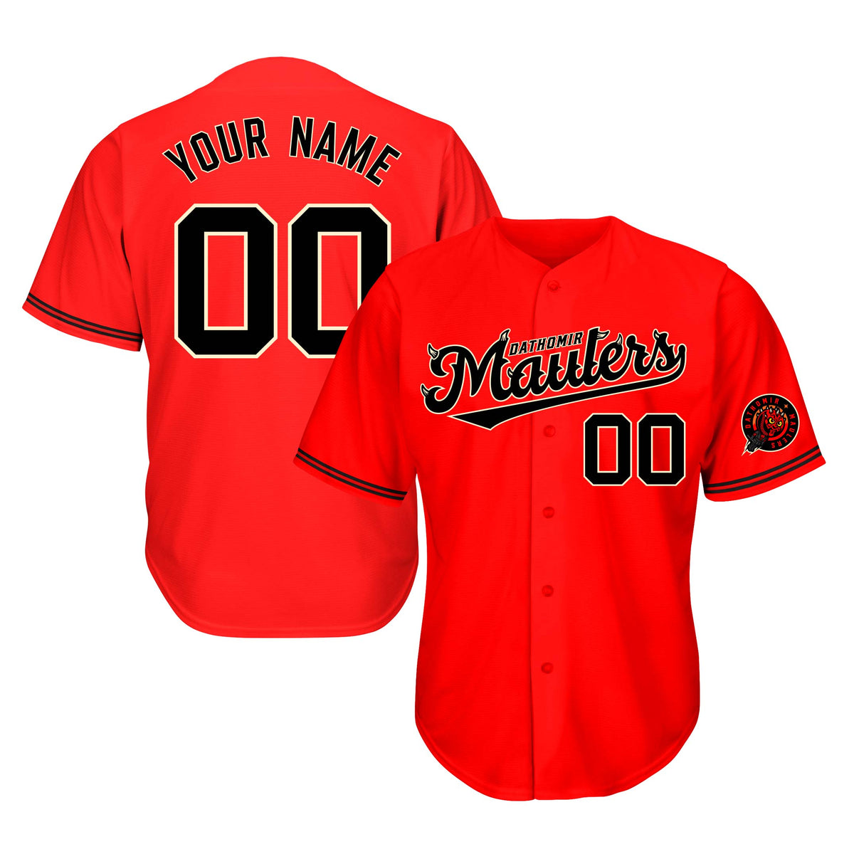 Dathomir Maulers Baseball Jersey