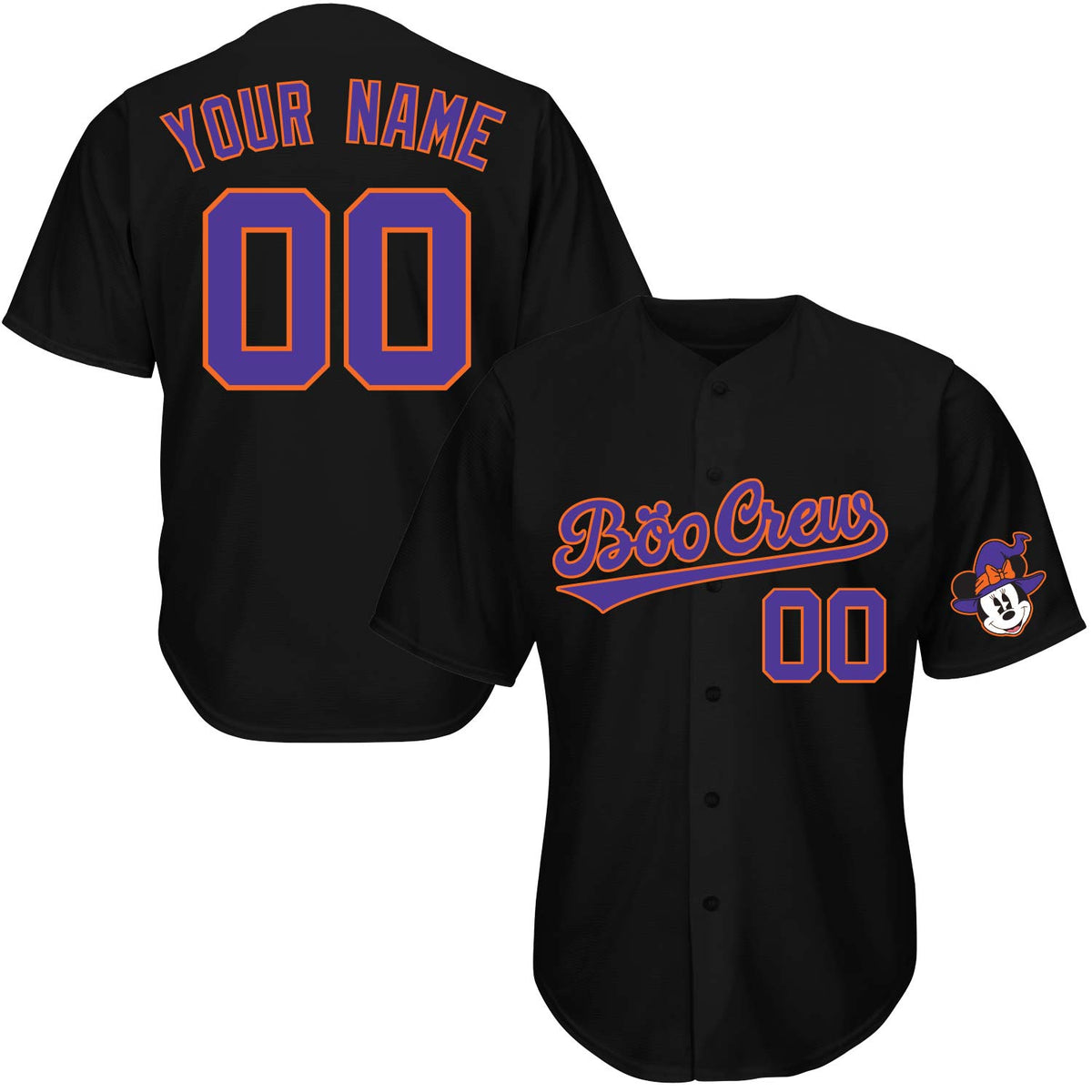 Mouse Witch Baseball Jersey