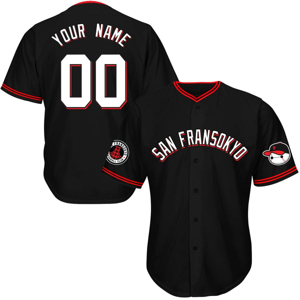 San Fransokyo City Baseball Jersey