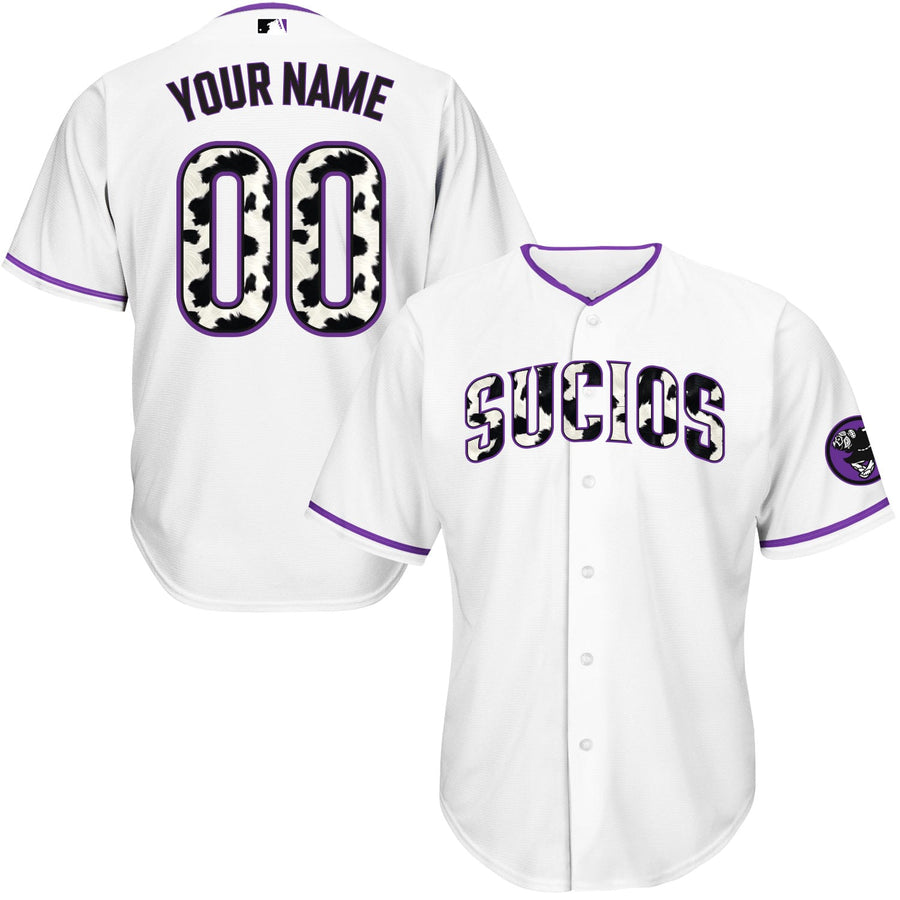 Sucios 619 Baseball Jersey with Cowhide