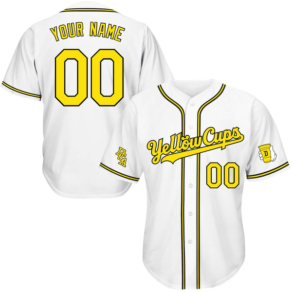 DCA Yellow Cups Baseball Jerseys