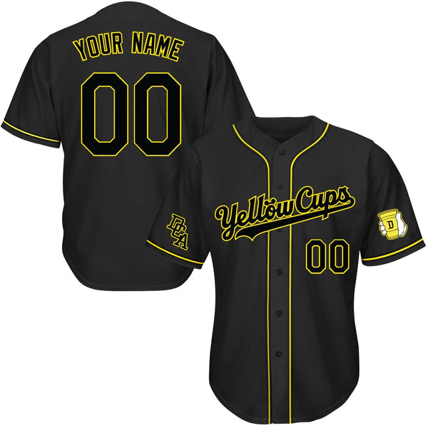DCA Yellow Cups Baseball Jerseys