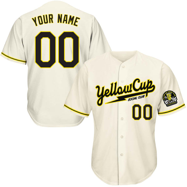 Yellow Cup Social Club Baseball Jerseys