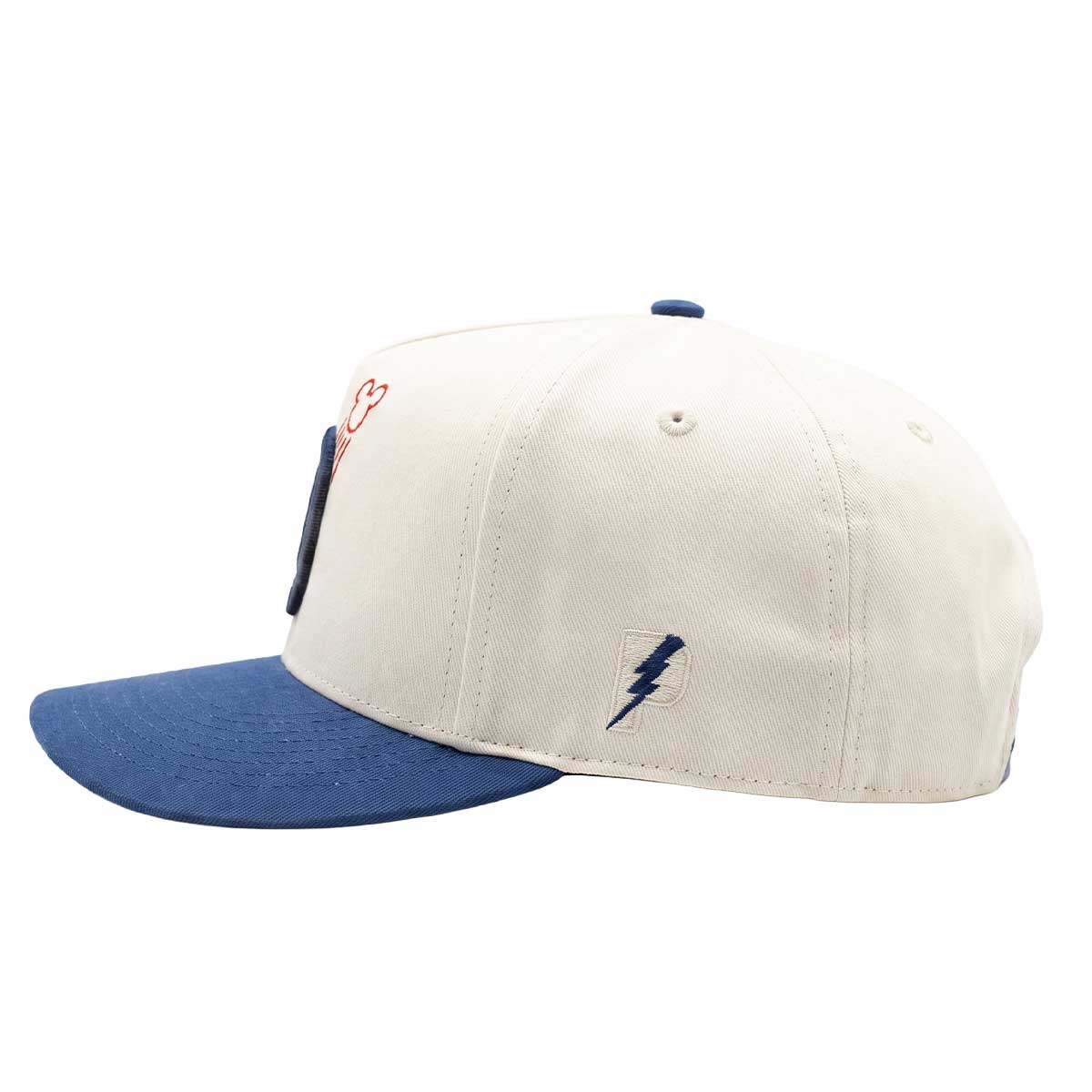Shooting Mickey Ears (Cream/Blue) - A-Frame Snapback