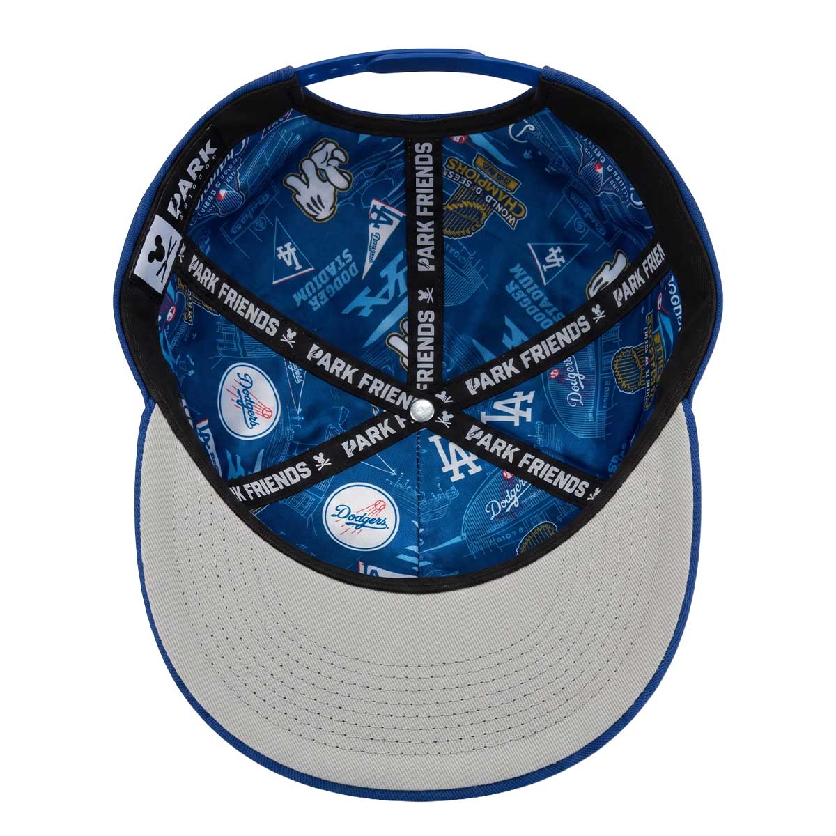 Shooting Mickey Ears (Cream/Blue) - A-Frame Snapback