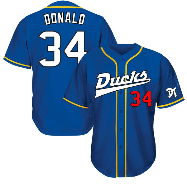Ducks Baseball Jersey Donald