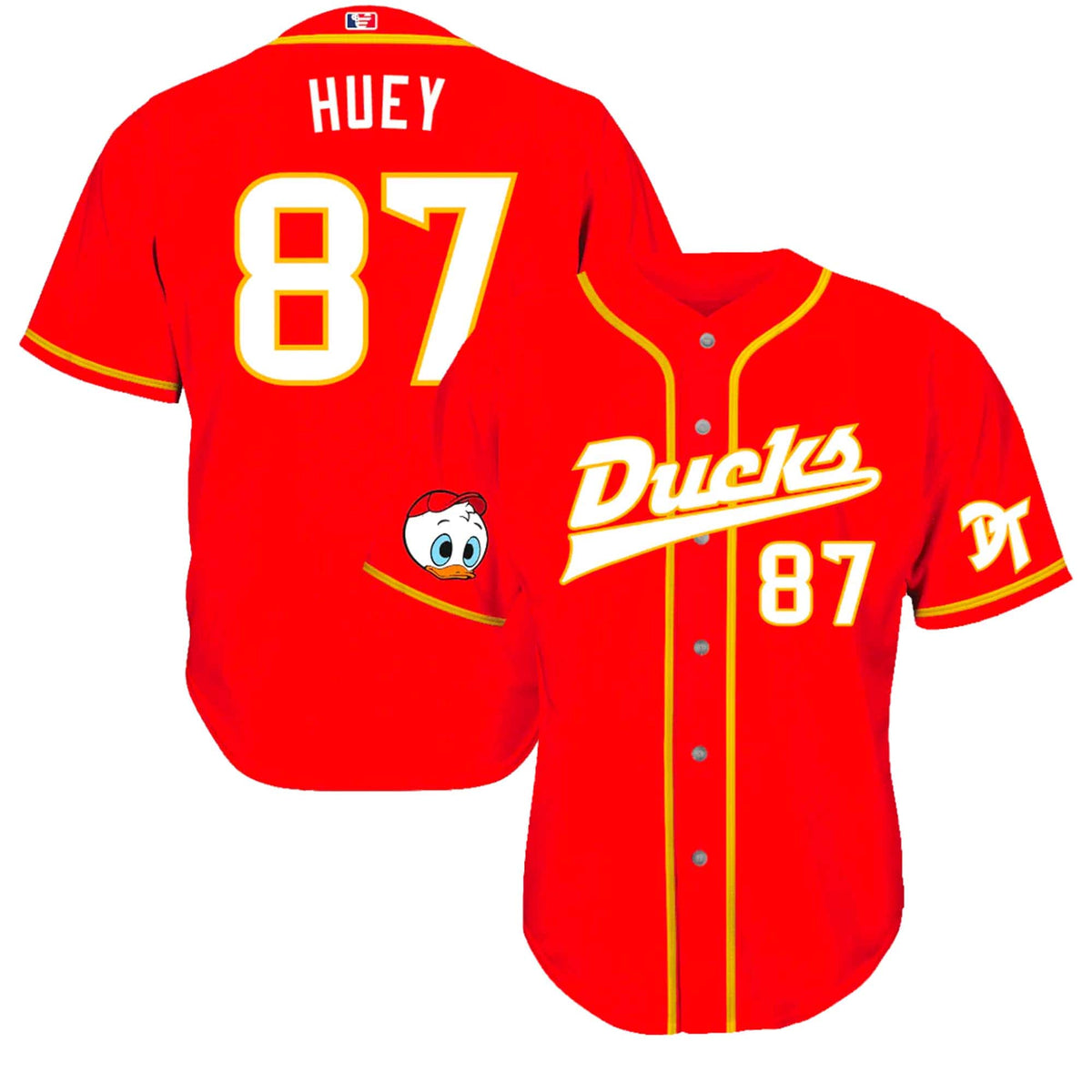 Ducks Baseball Jersey Huey