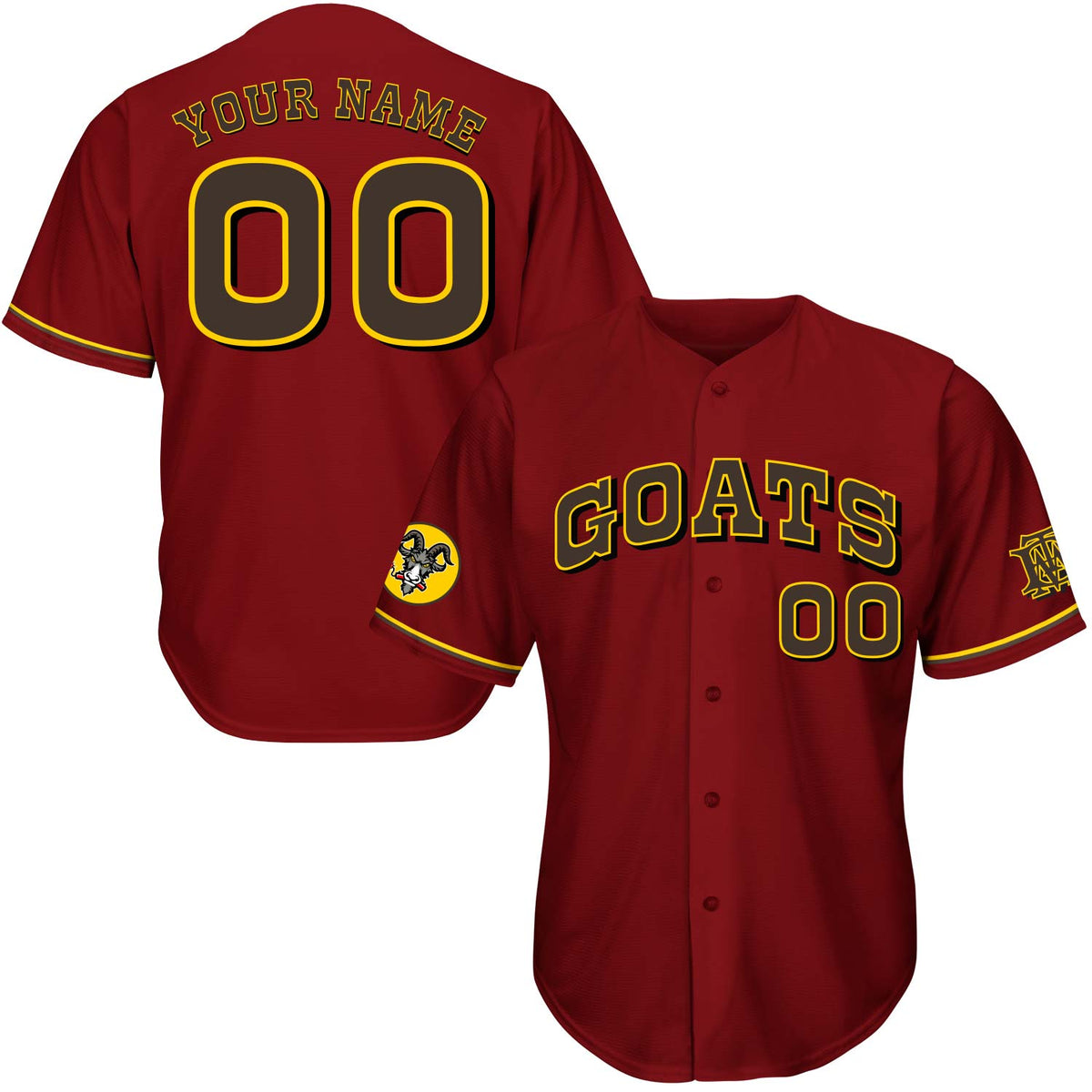 Goats Baseball Jersey