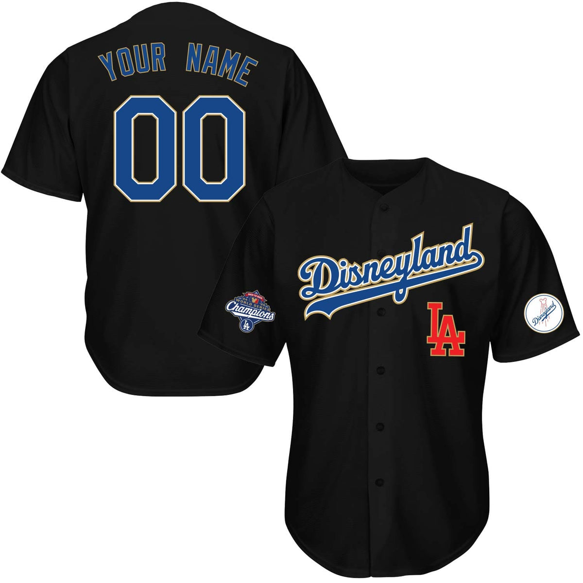 Hometown 2025 Gold Champs LA Baseball Jersey