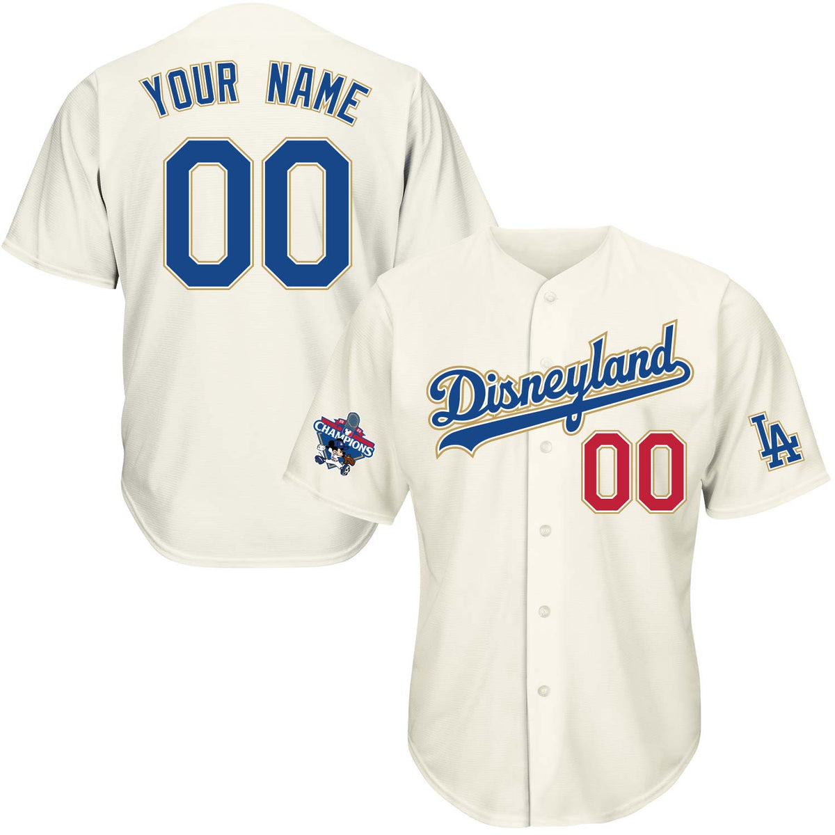Hometown LA Gold Champs Baseball Jersey