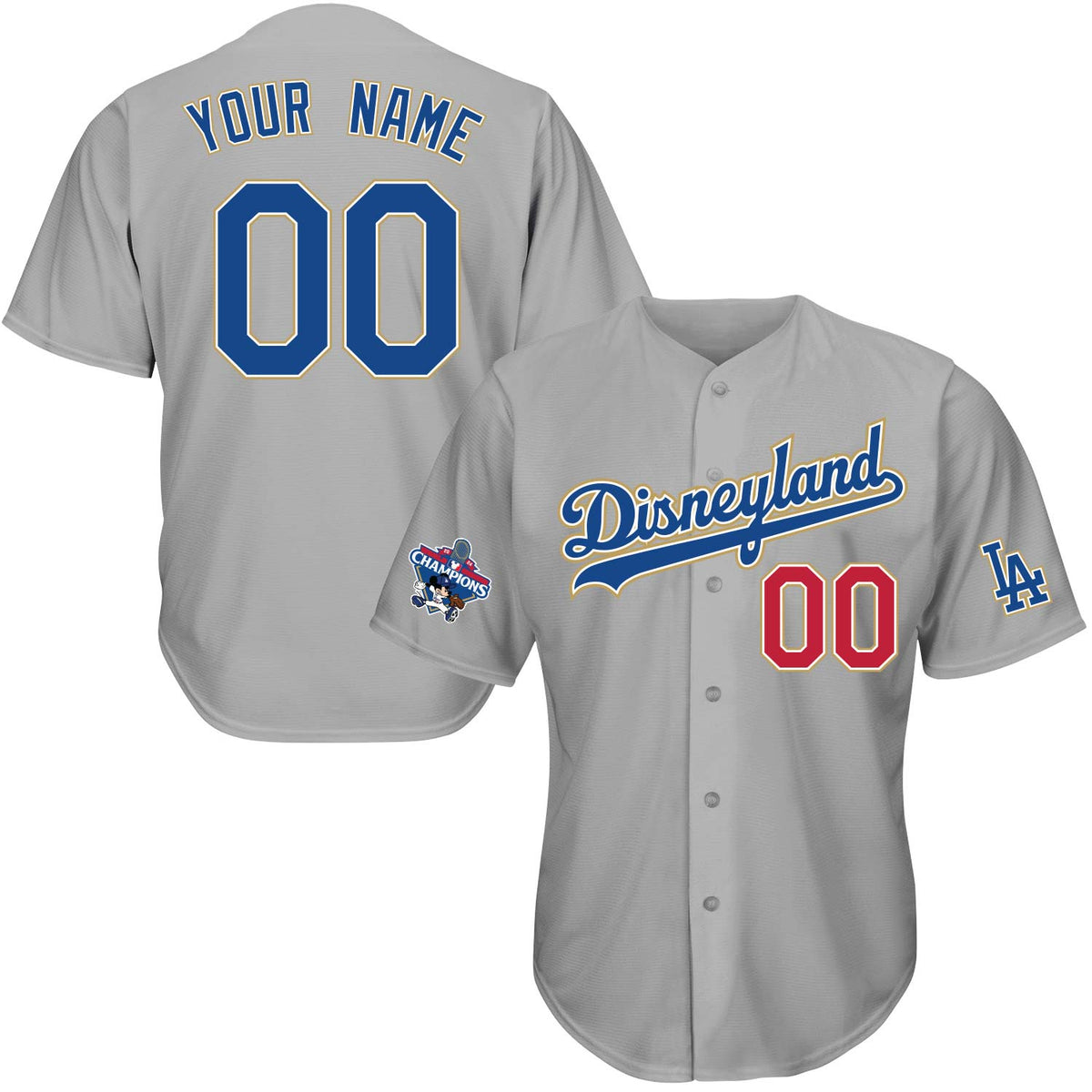 Hometown Champs LA Gold Baseball Jersey