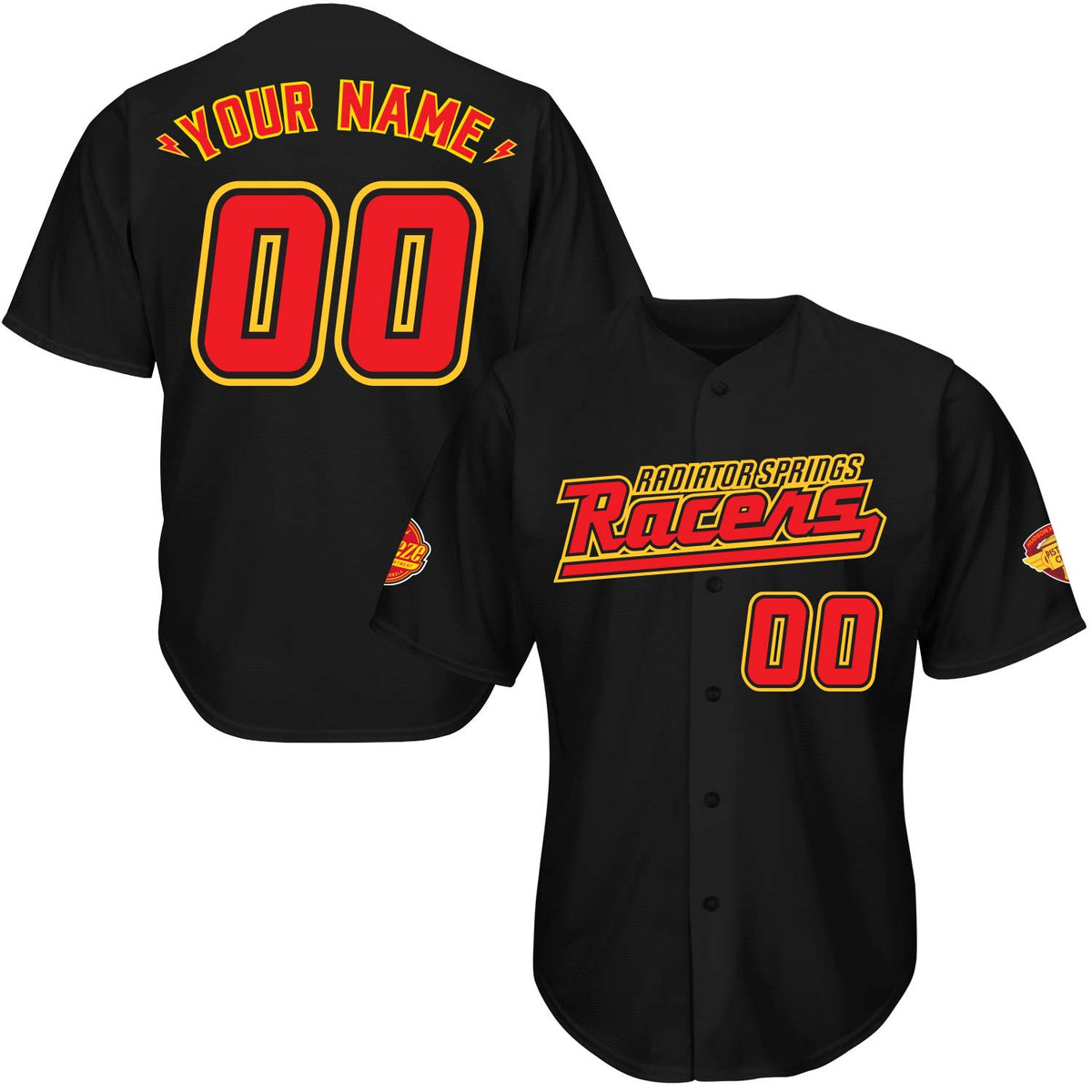 Racers McQueen  2.0 Baseball Jersey