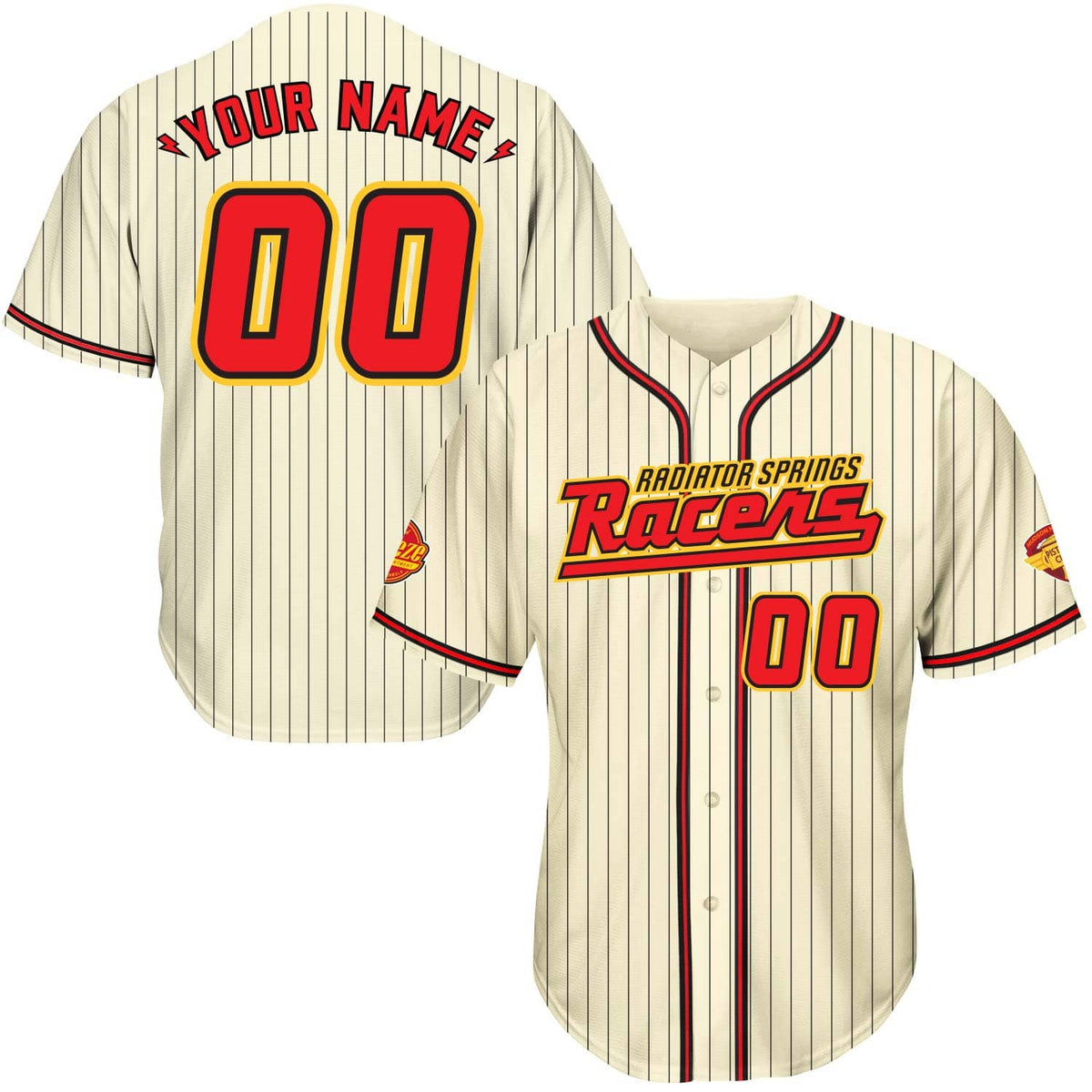 Racers McQueen  2.0 Baseball Jersey