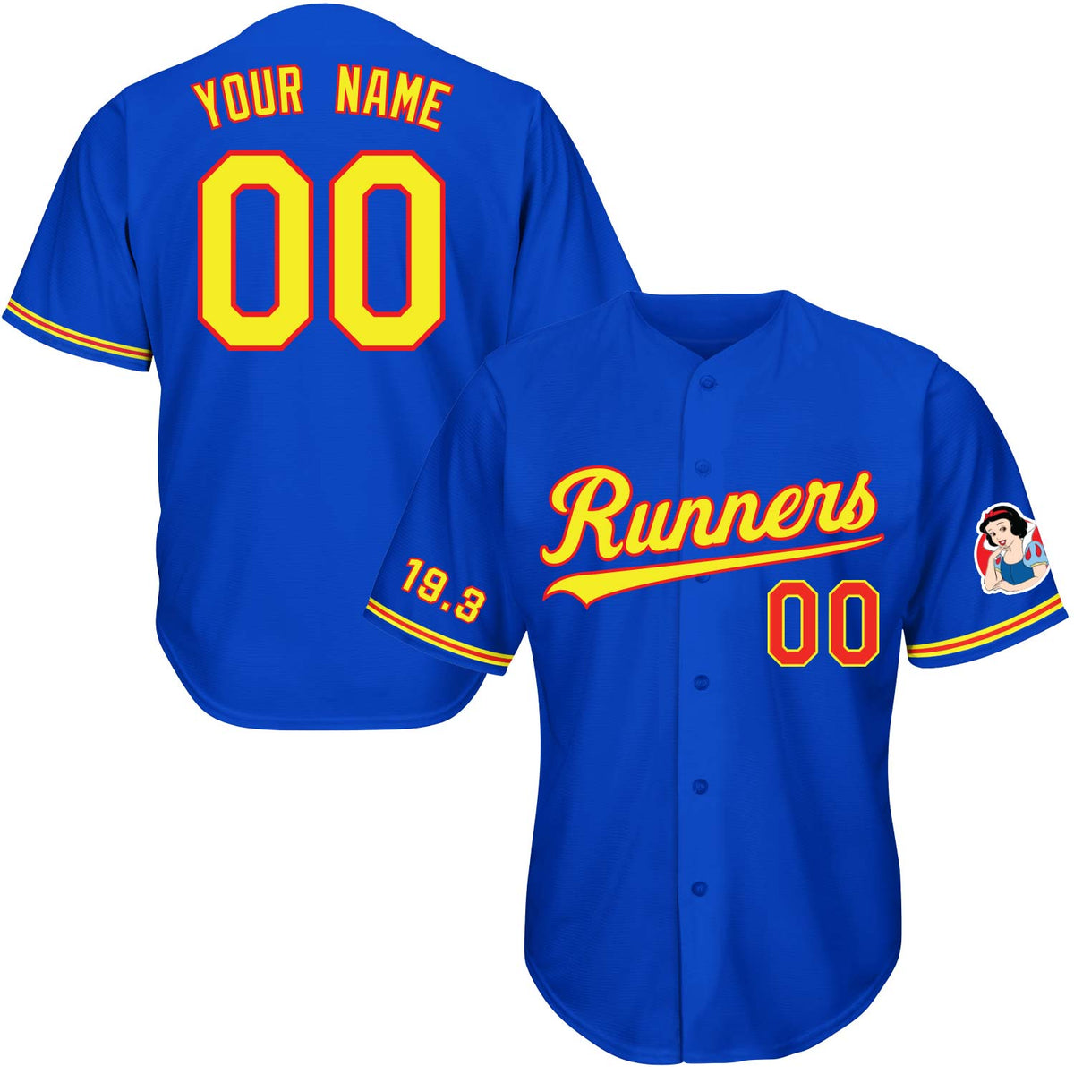 Snow White Baseball Jersey
