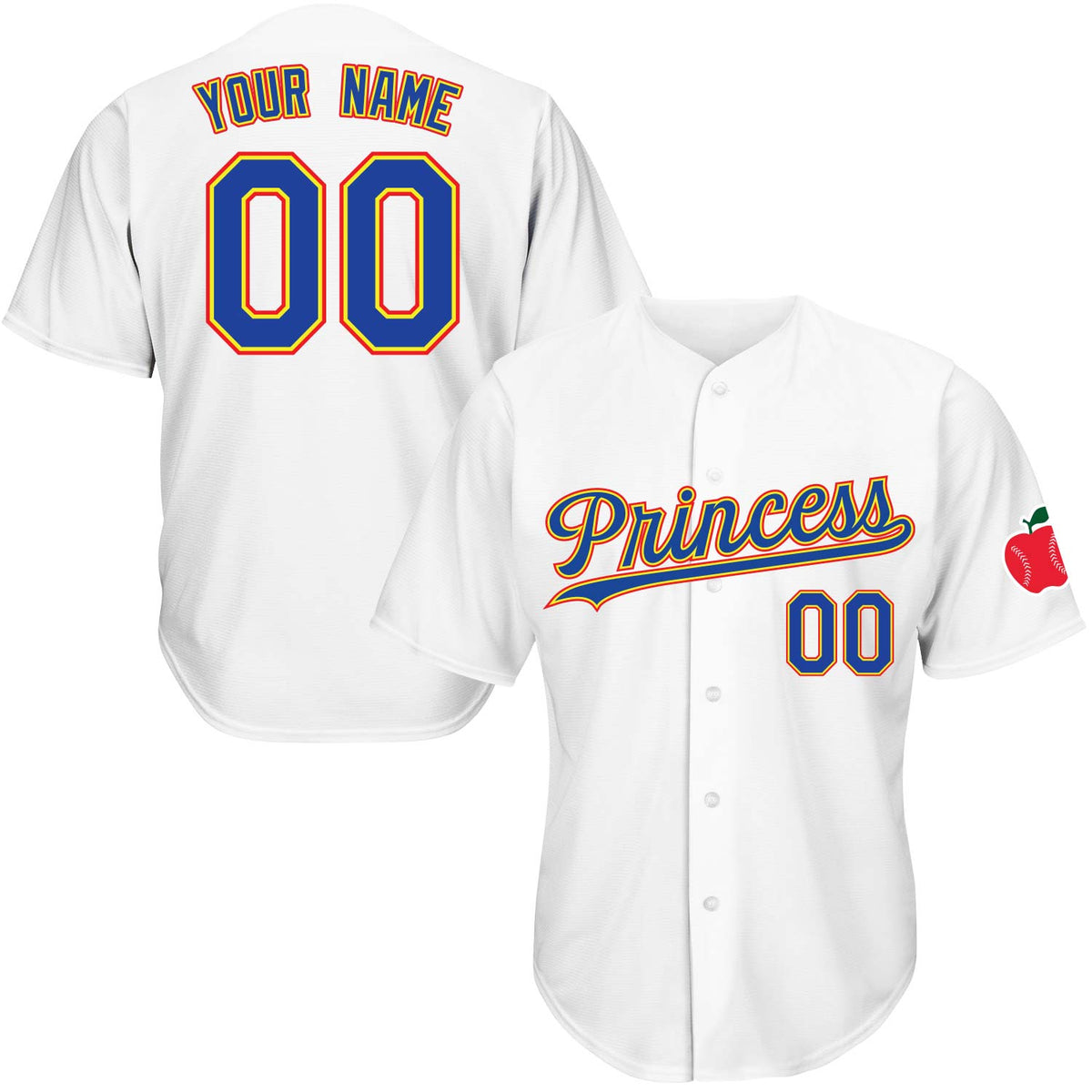 Princess Miss Snow Baseball Jersey