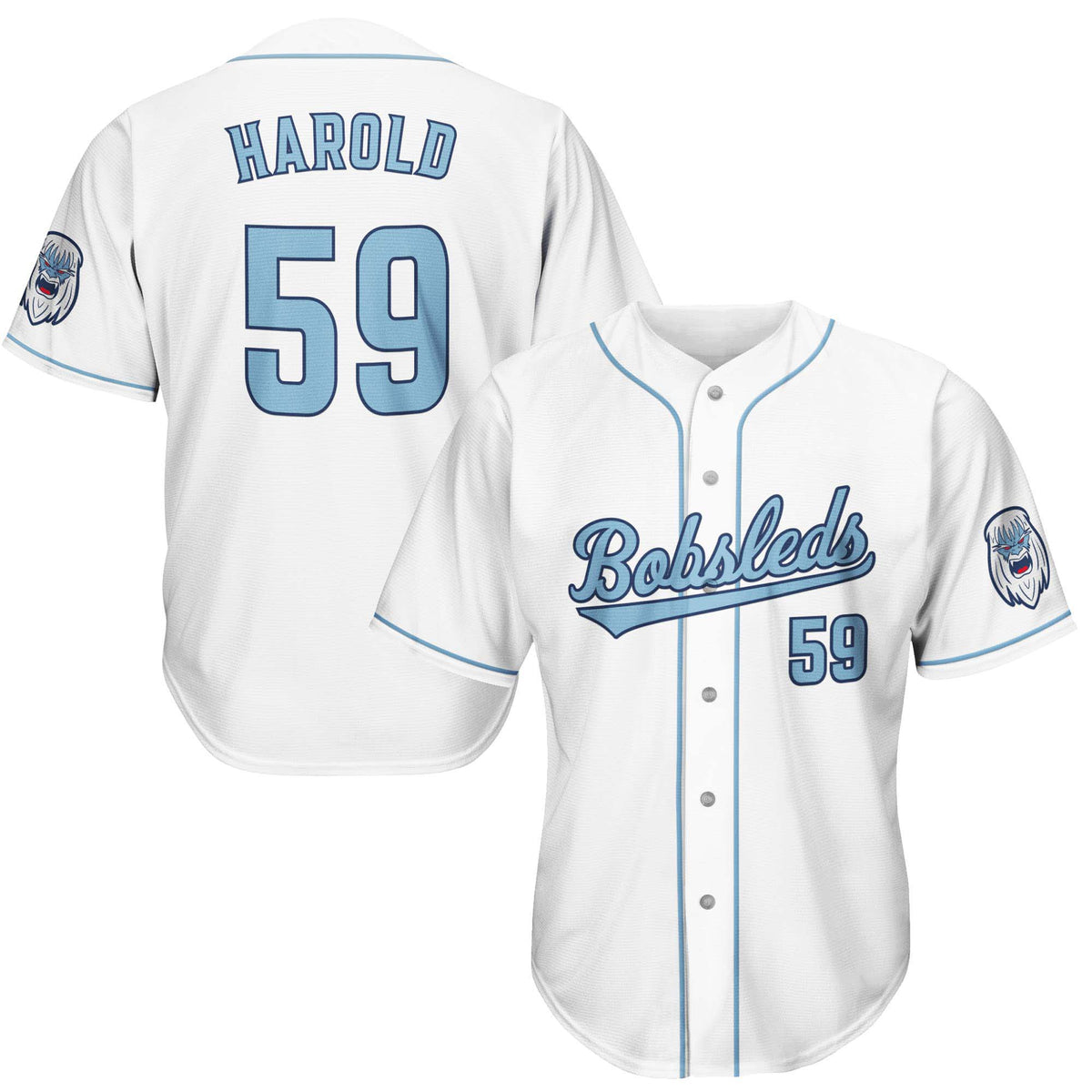 Bobsleds Baseball Jersey