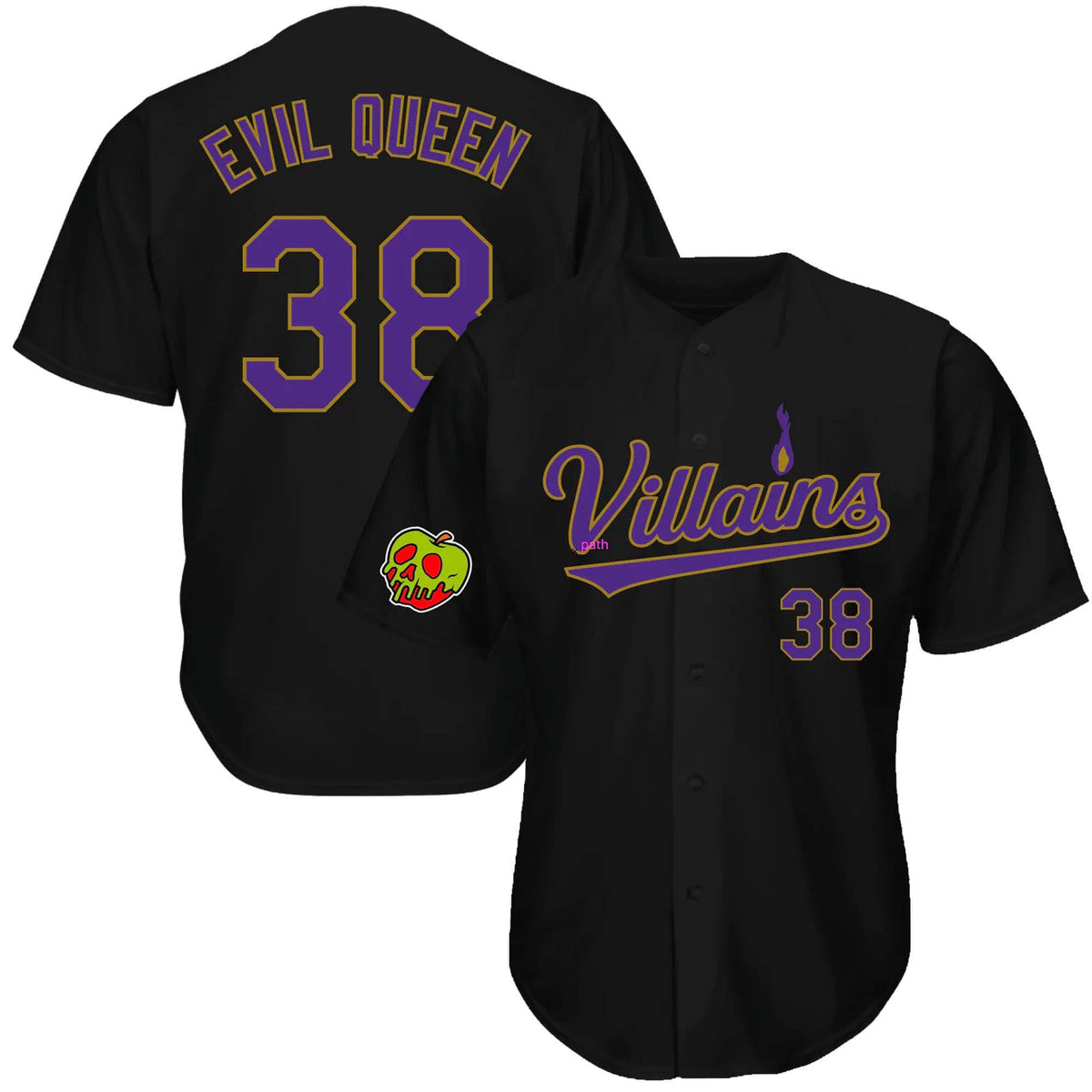 Villains Wicked Queen Baseball Jersey