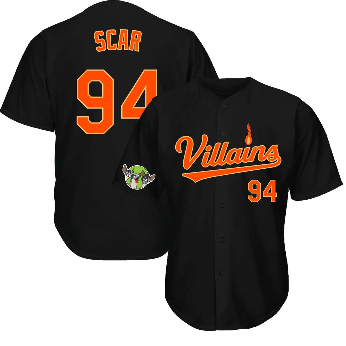 Villains Scar Baseball Jersey