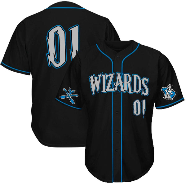 Wizards Blue House Baseball Jersey